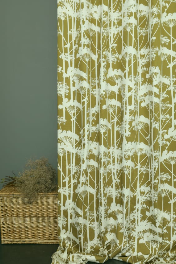 PUTKINOTKO -puuvillasatiini vihreä